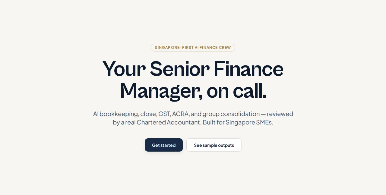 FinanceCrew product
